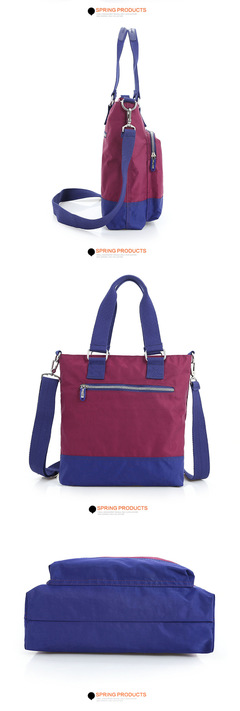 圣喜路时尚女包 休闲配色包现货热销，诚招代理一件代发