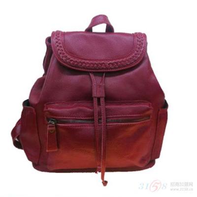 韩版真皮女包 时尚与实用的编织水桶包